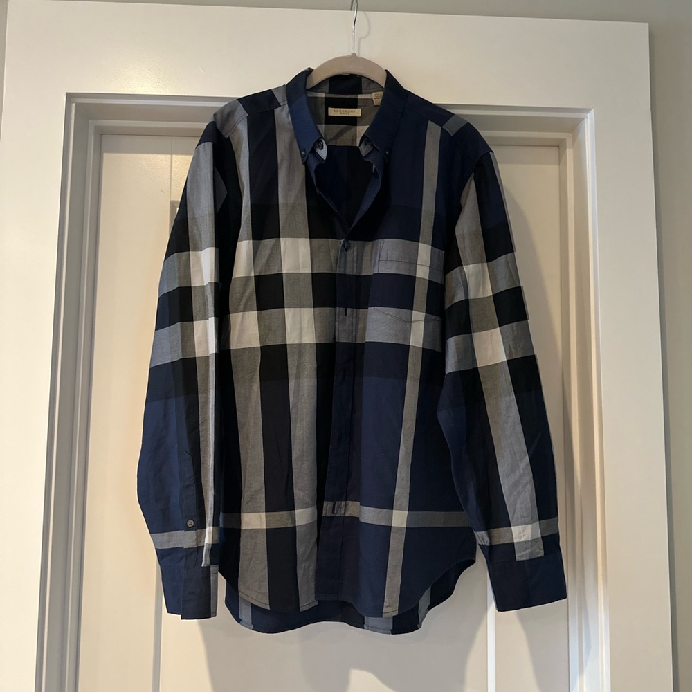 Burberry brit mens dress shirt